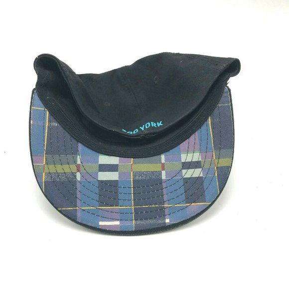Zoo York Online Store Subway Central Park Zoo Hat Cap Fitted Small Black Plaid - Picture 7 of 9